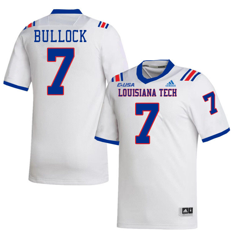 Evan Bullock Louisiana Tech Jersey,LA Tech Bulldogs Football Jerseys,Uniforms,Gears-White